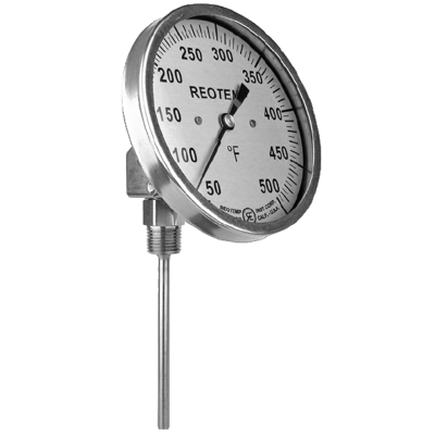 Reotemp Adjustable Angle Bimetal Thermometer